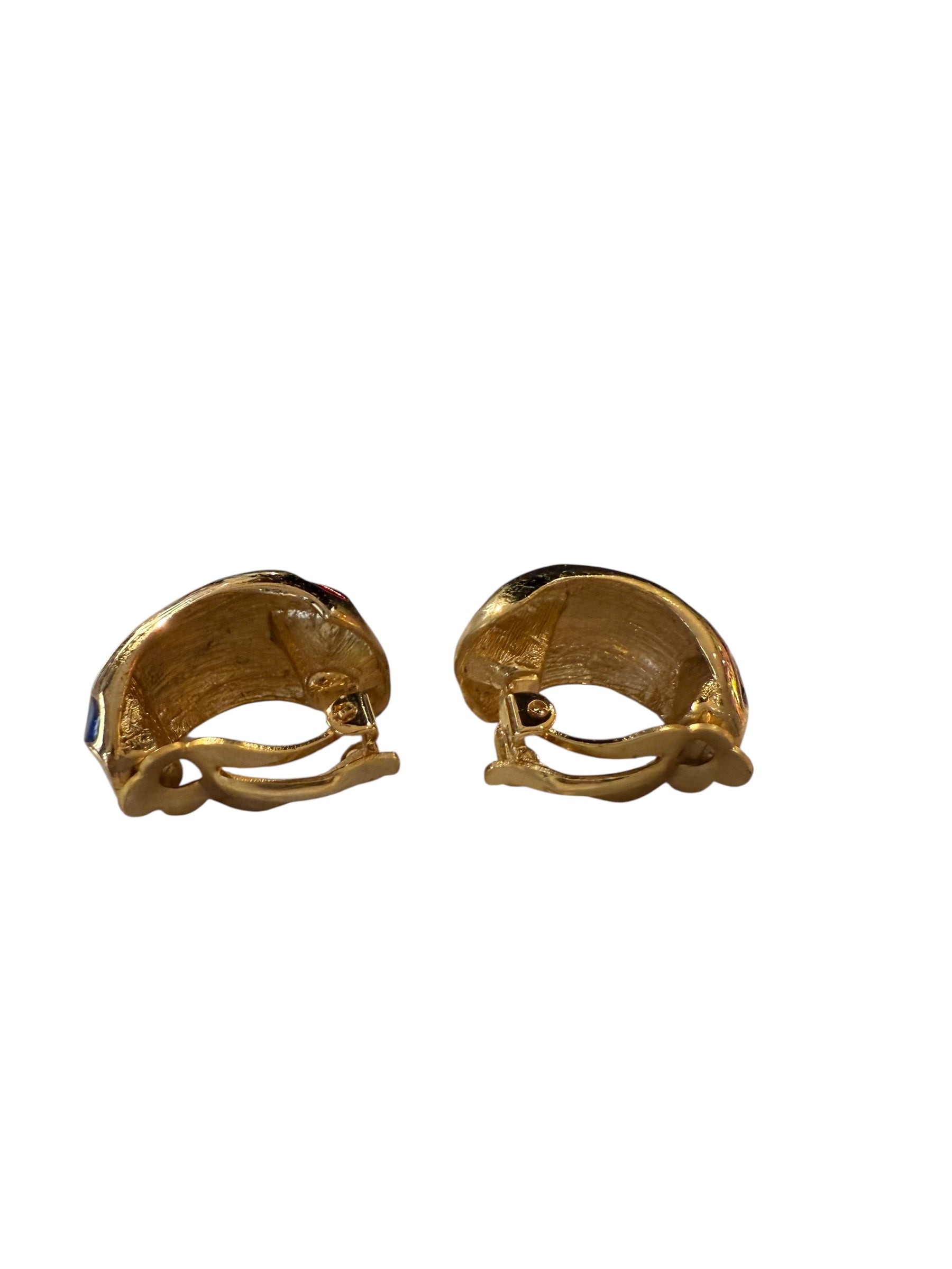 Vintage unused clip earrings
