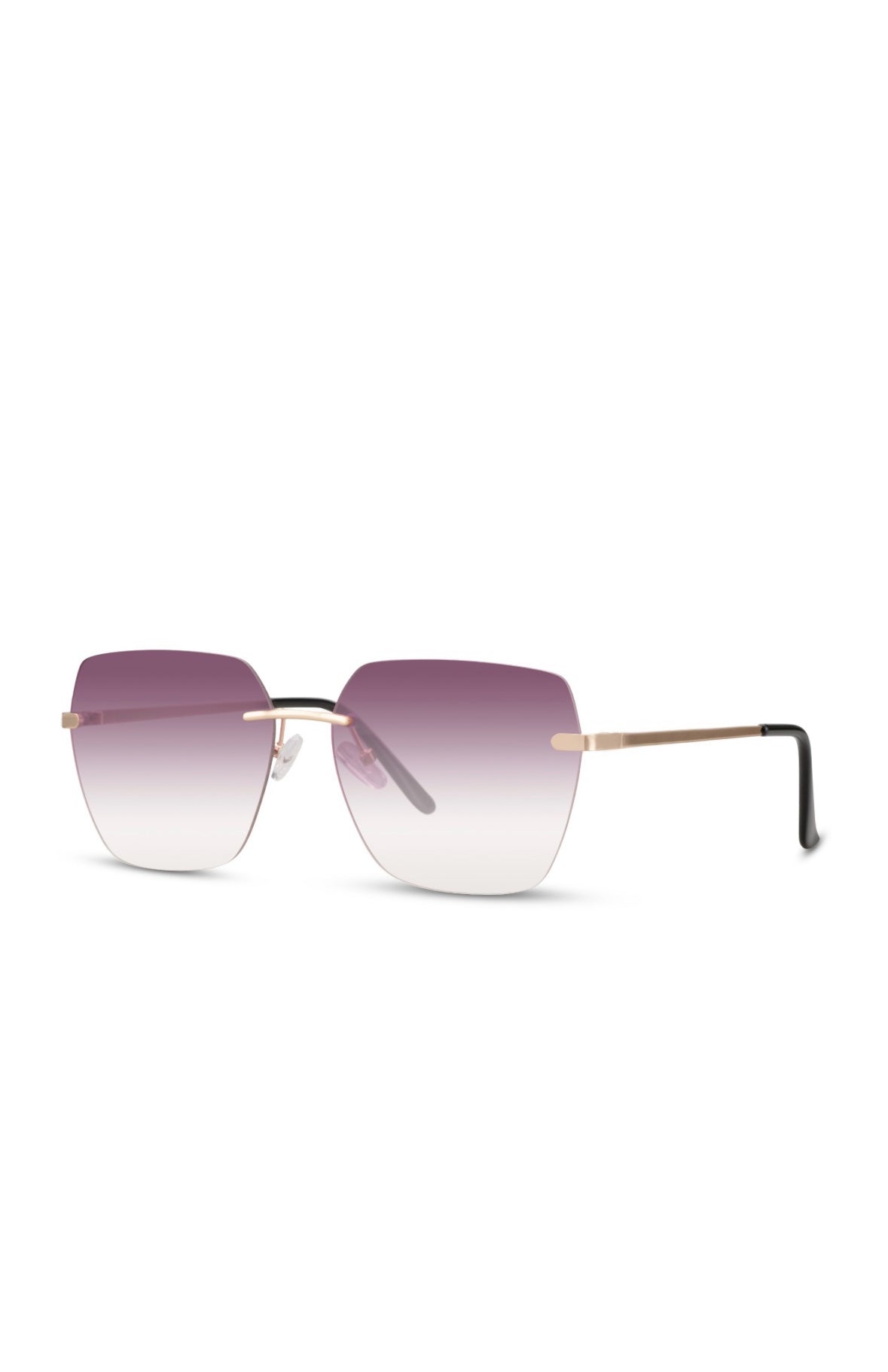 Purple lens sunglasses