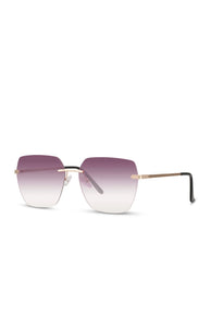 Purple lens sunglasses