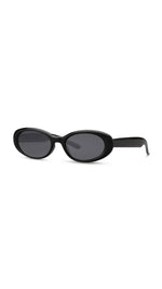 Load image into Gallery viewer, Black oval sunnies
