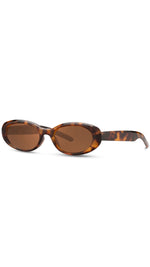 Load image into Gallery viewer, Brown oval sunnies
