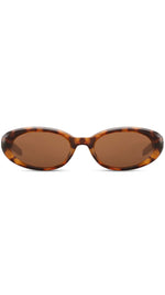 Load image into Gallery viewer, Brown oval sunnies
