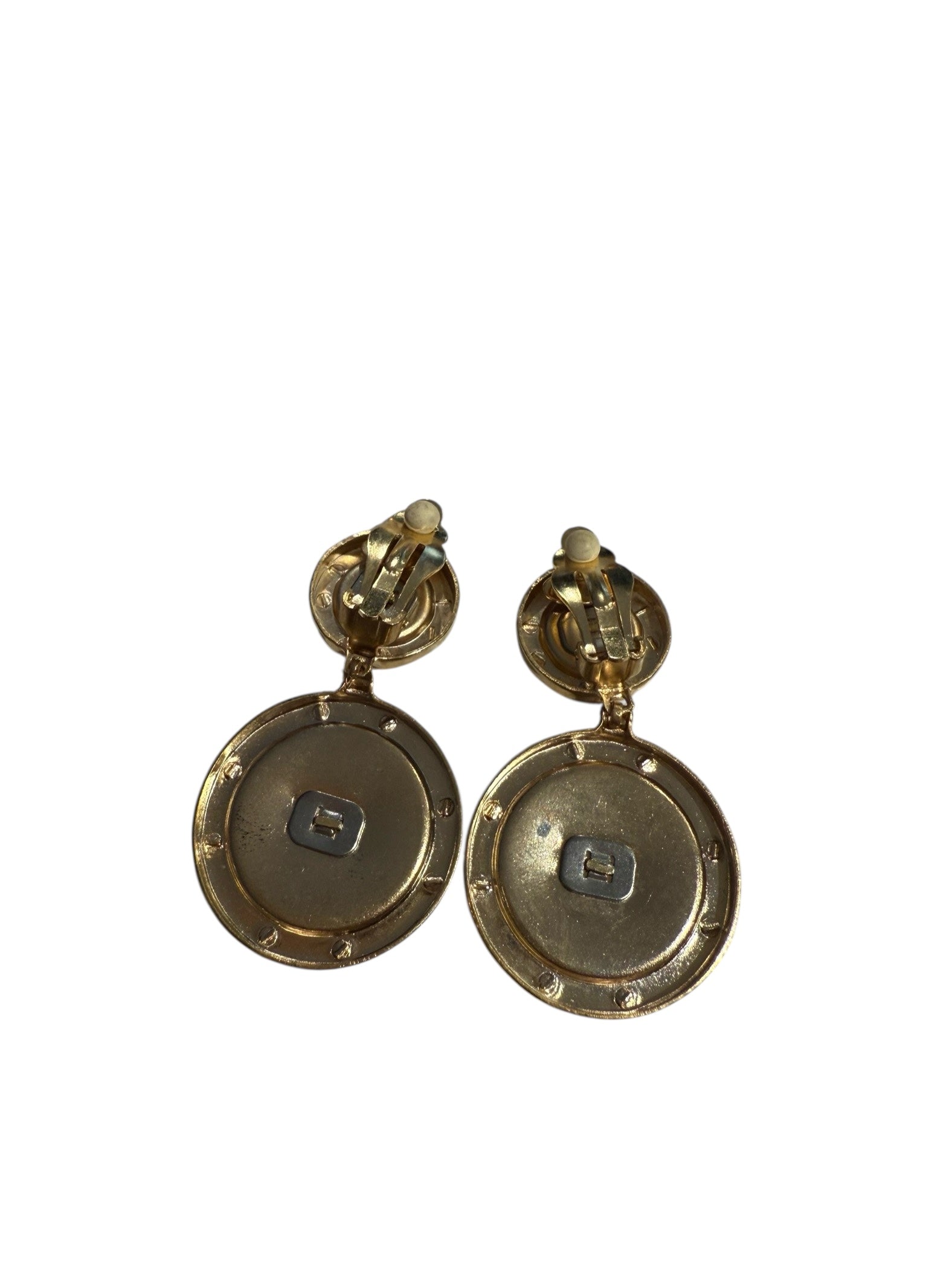 Vintage unused clip on earrings