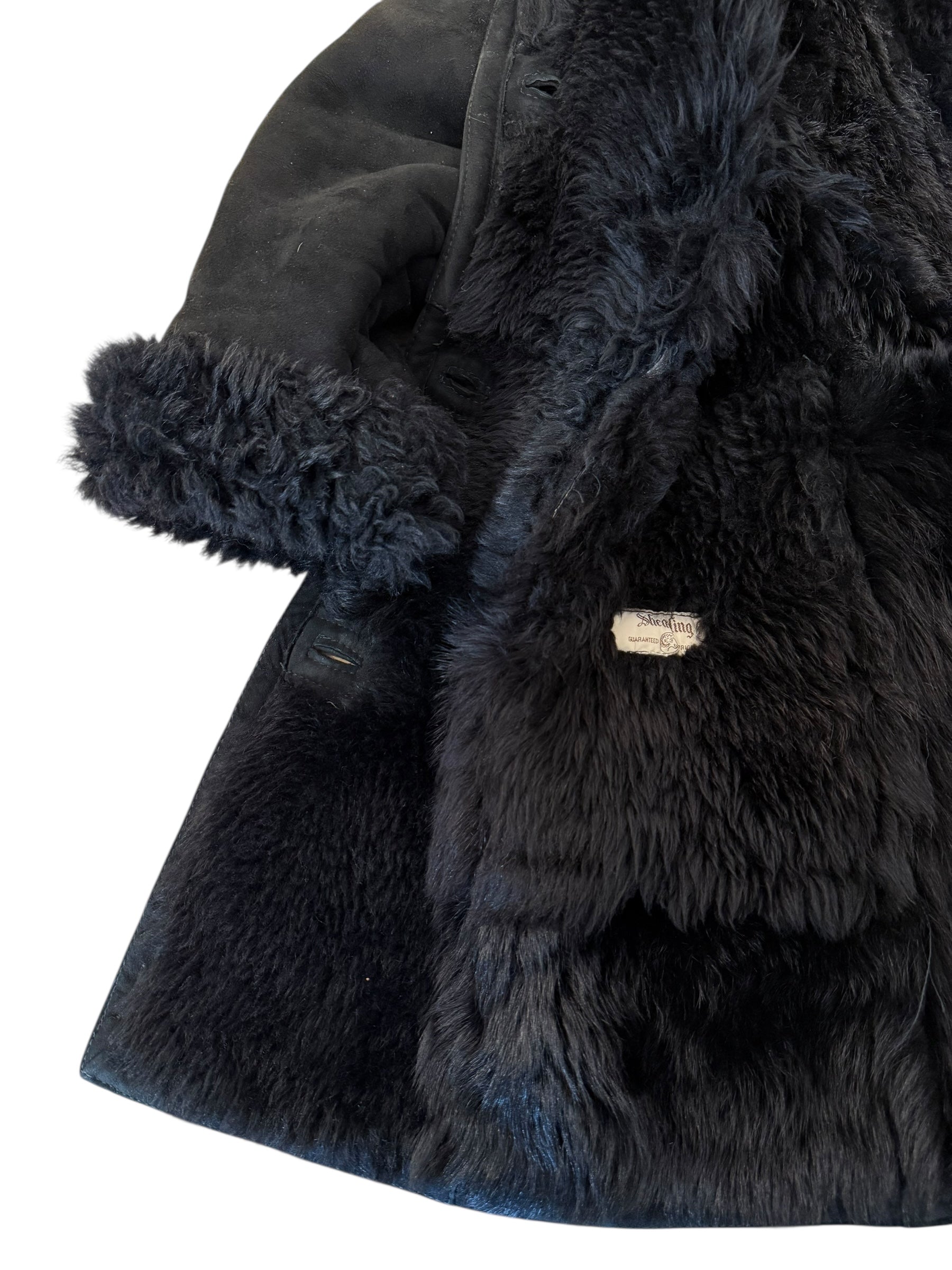 Vintage sheepskin coat M/L