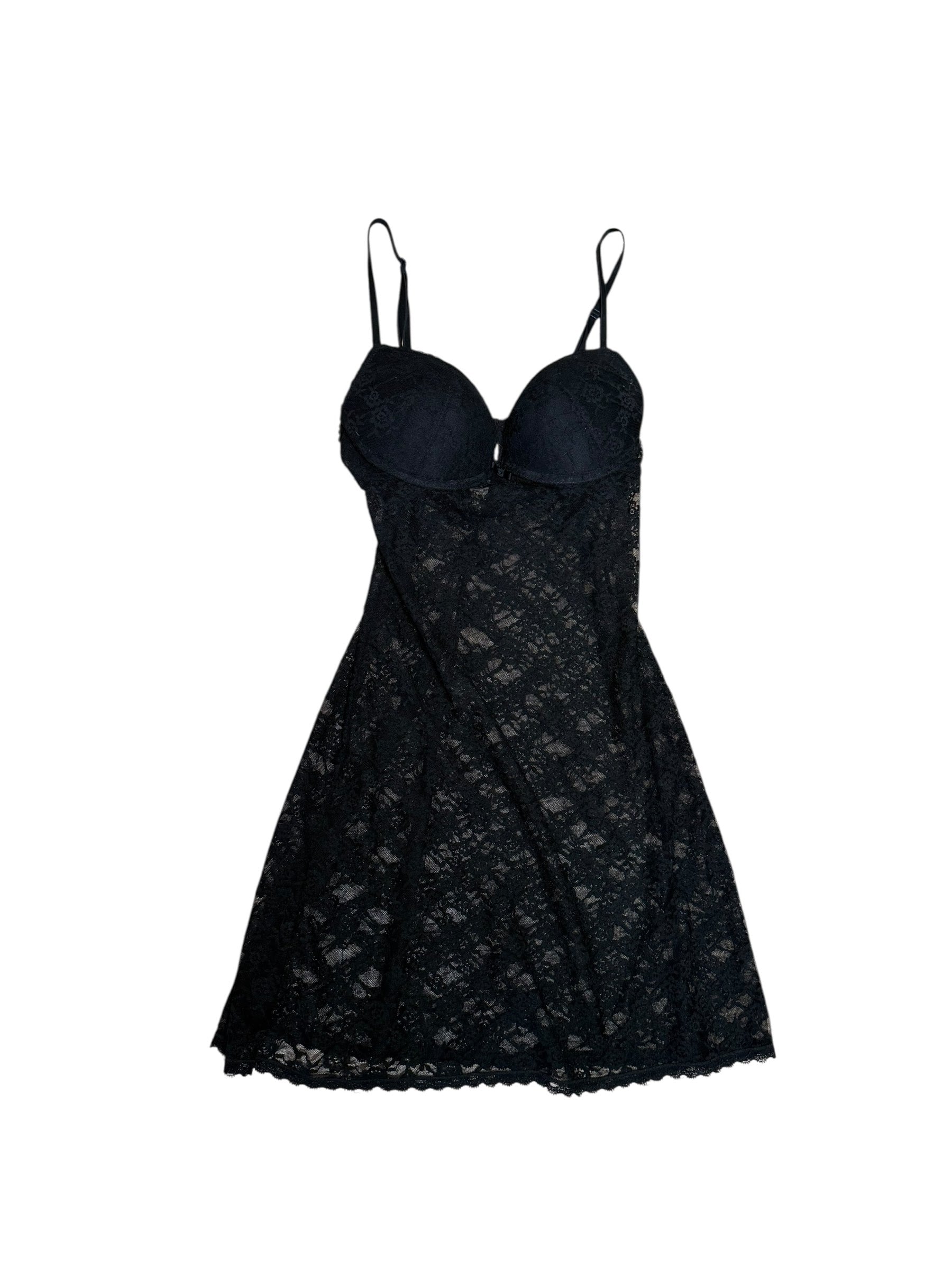 Vintage lace slip S