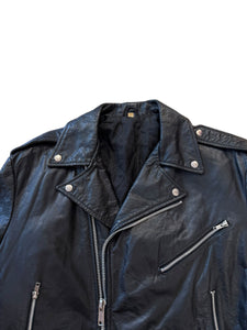 Vintage biker jacket L