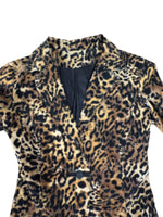 Load image into Gallery viewer, Vintage leopard coat-blazer S/M
