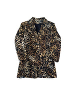 Load image into Gallery viewer, Vintage leopard coat-blazer S/M
