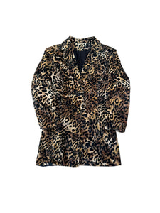 Vintage leopard coat-blazer S/M