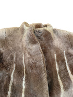 Load image into Gallery viewer, Vintage faux fur coat S/M
