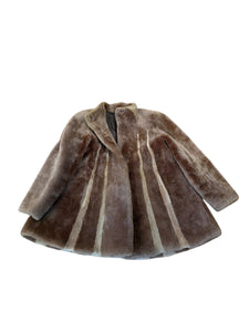Vintage faux fur coat S/M
