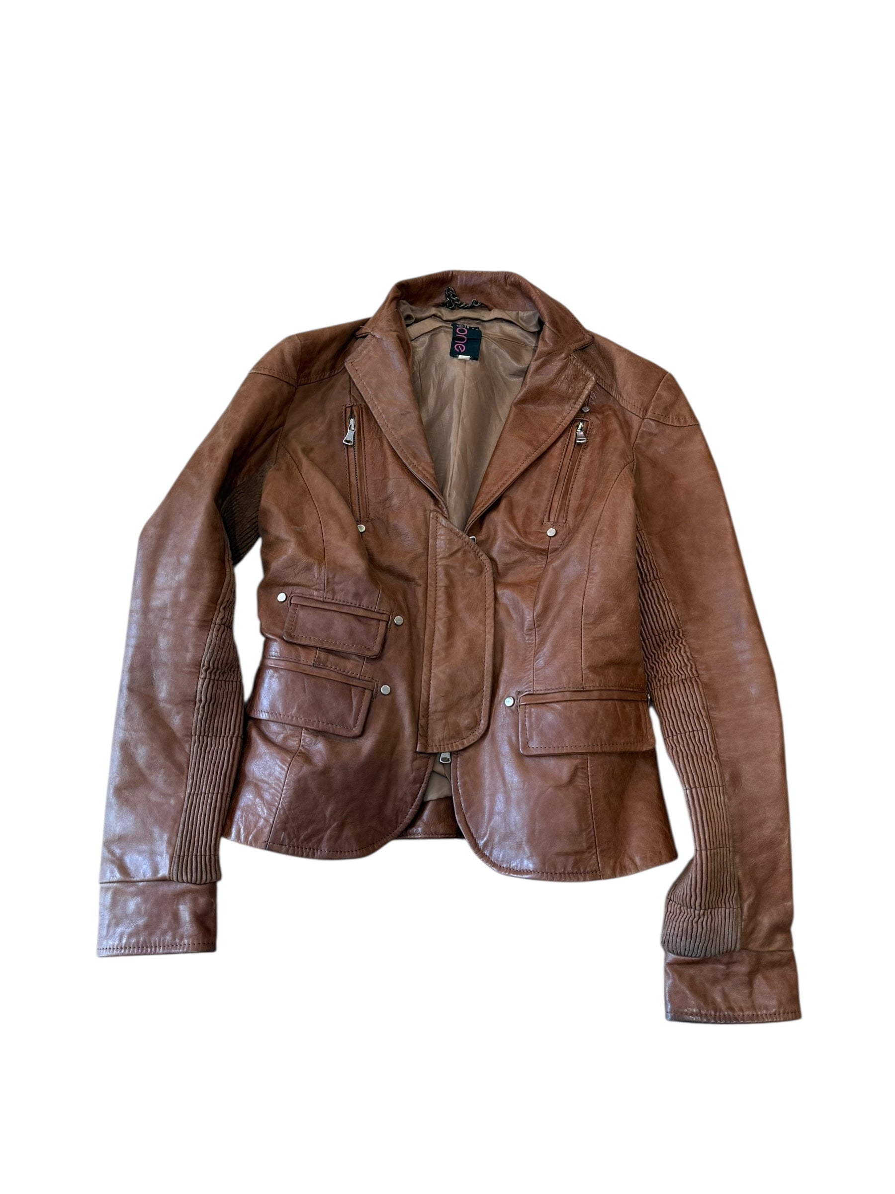 Vintage leather jacket S