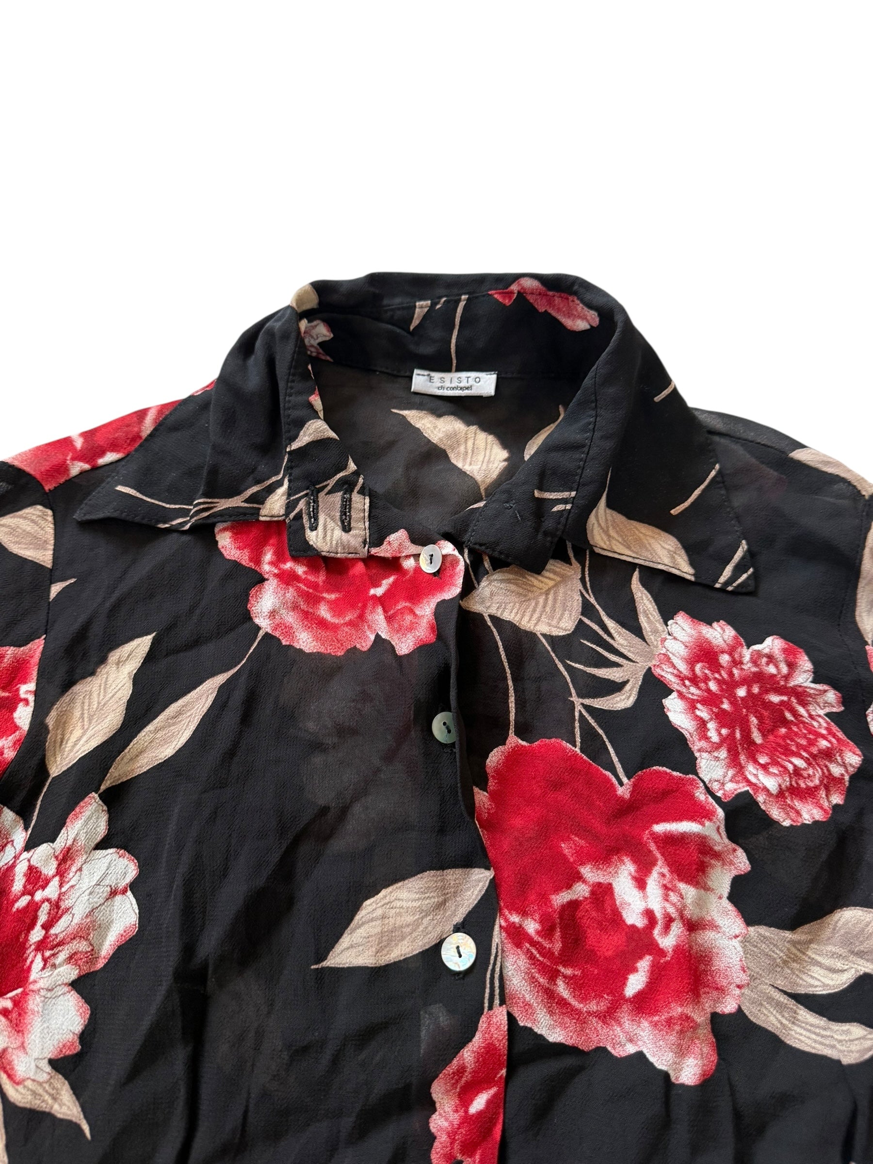Vintage sheer blouse S/M