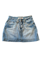 Load image into Gallery viewer, Vintage mini denim skirt XS
