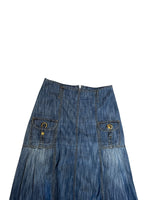 Load image into Gallery viewer, Vintage denim maxi skirt M
