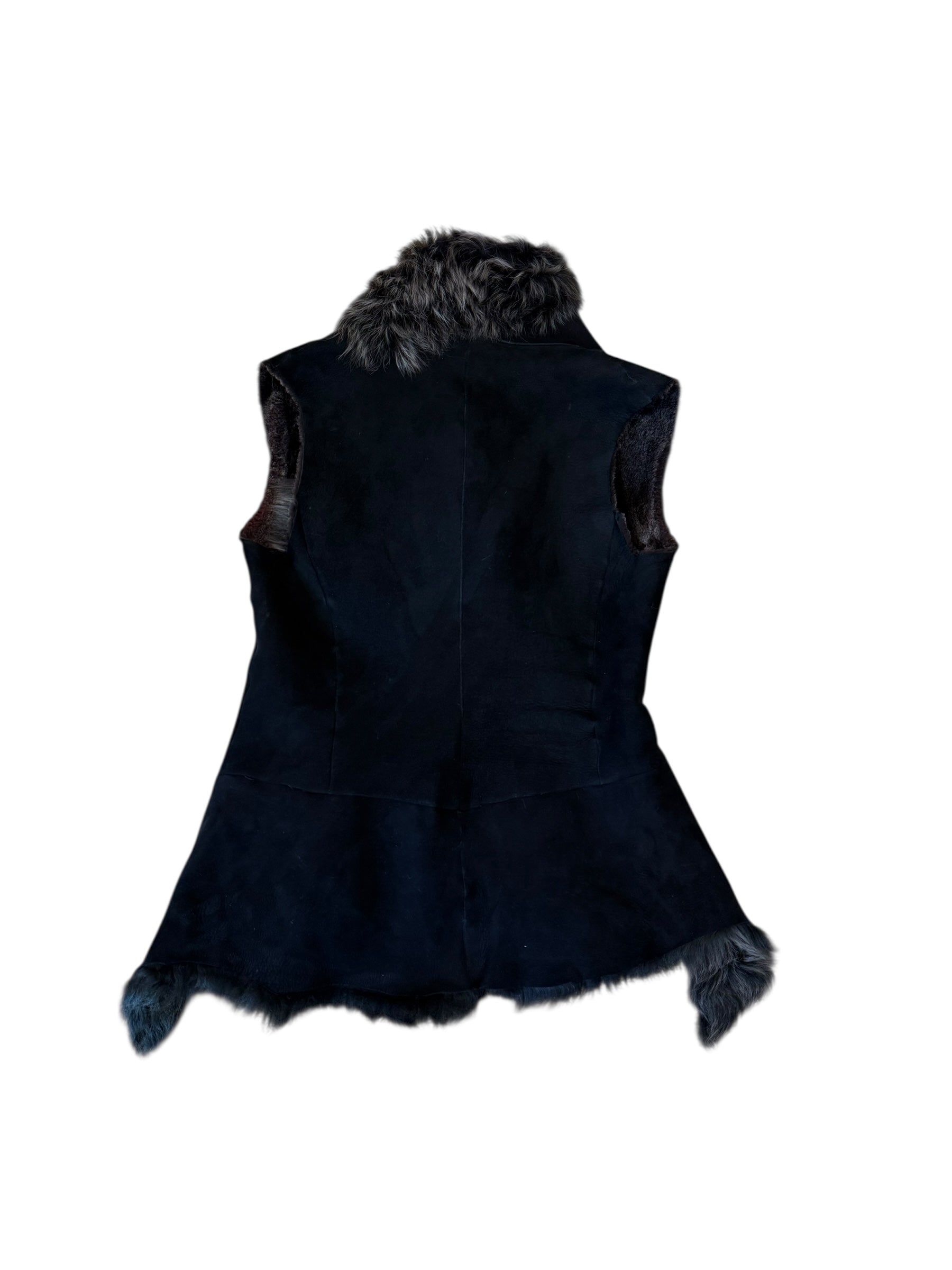 Vintage sheepskin vest S_L
