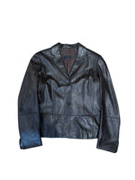 Load image into Gallery viewer, Vintage leather blazer jacket L
